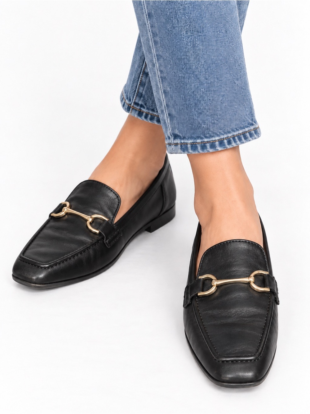 Black loafers Target brand good condition 7.5